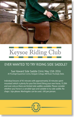 Keysoe Riding Club Side Saddle Image